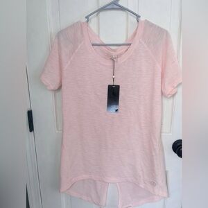 CALIA by Carrie Underwood Light Pink Short Sleeve Tee NWT Small